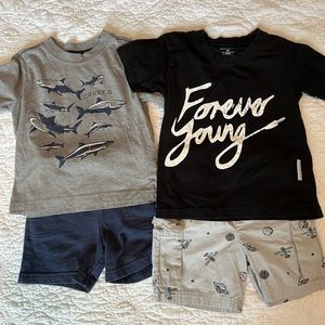 2 boys outfits. Size 2T. Gently used.